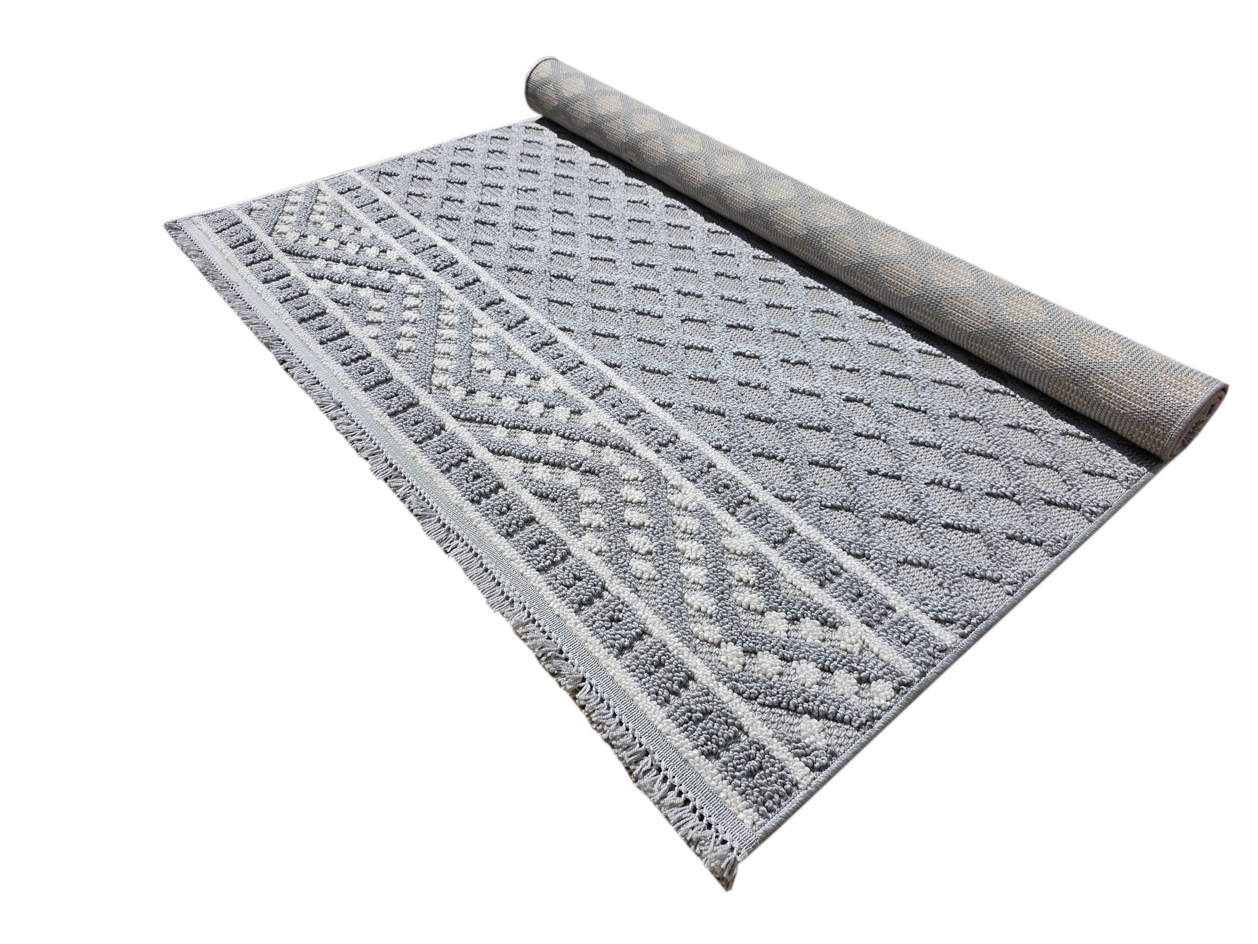 Koberec MILANO 027 šedý / krémový