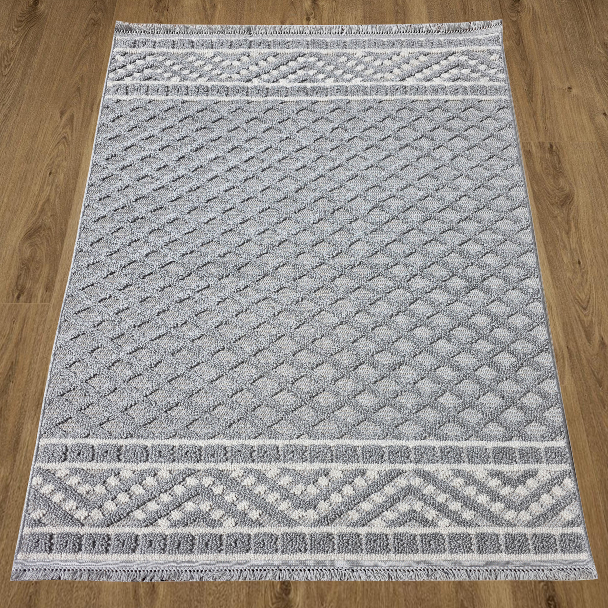 Koberec MILANO 027 šedý / krémový