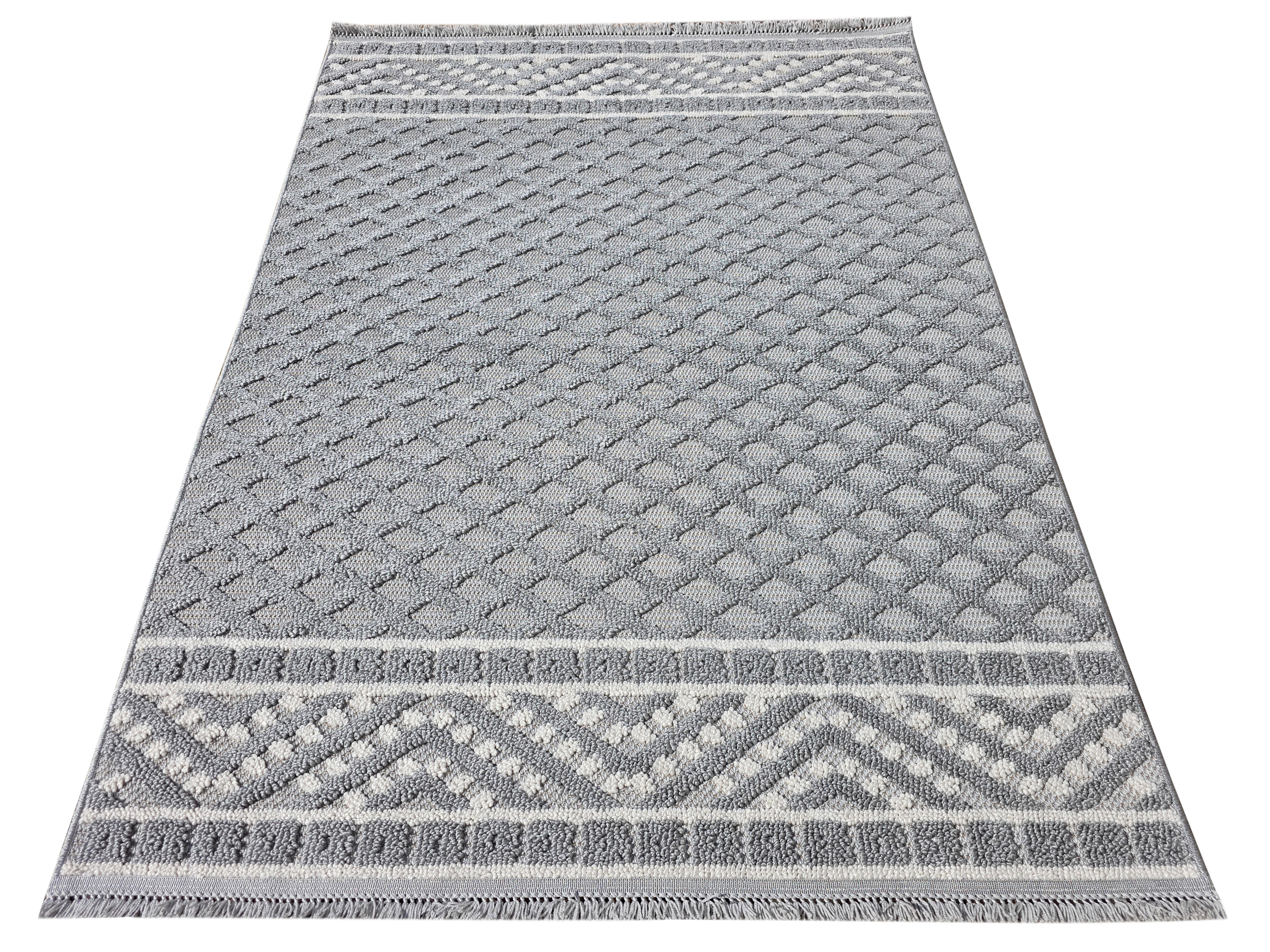 Koberec MILANO 027 šedý / krémový