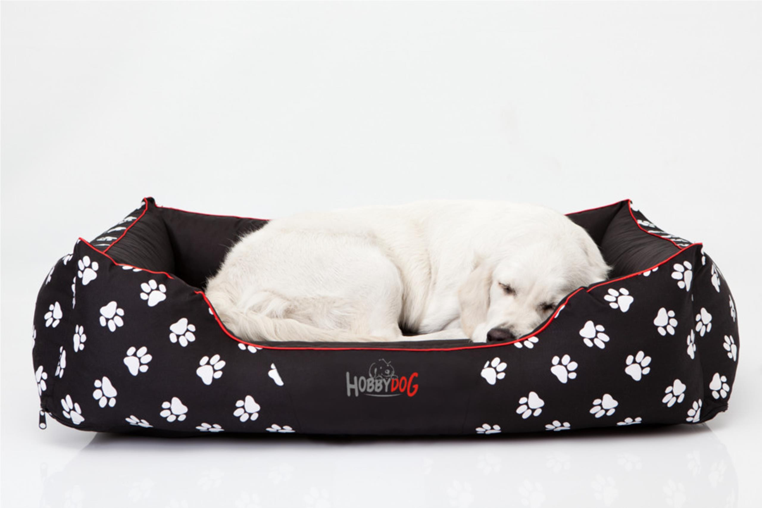 Pelíšek Prestige L černý, tlapky