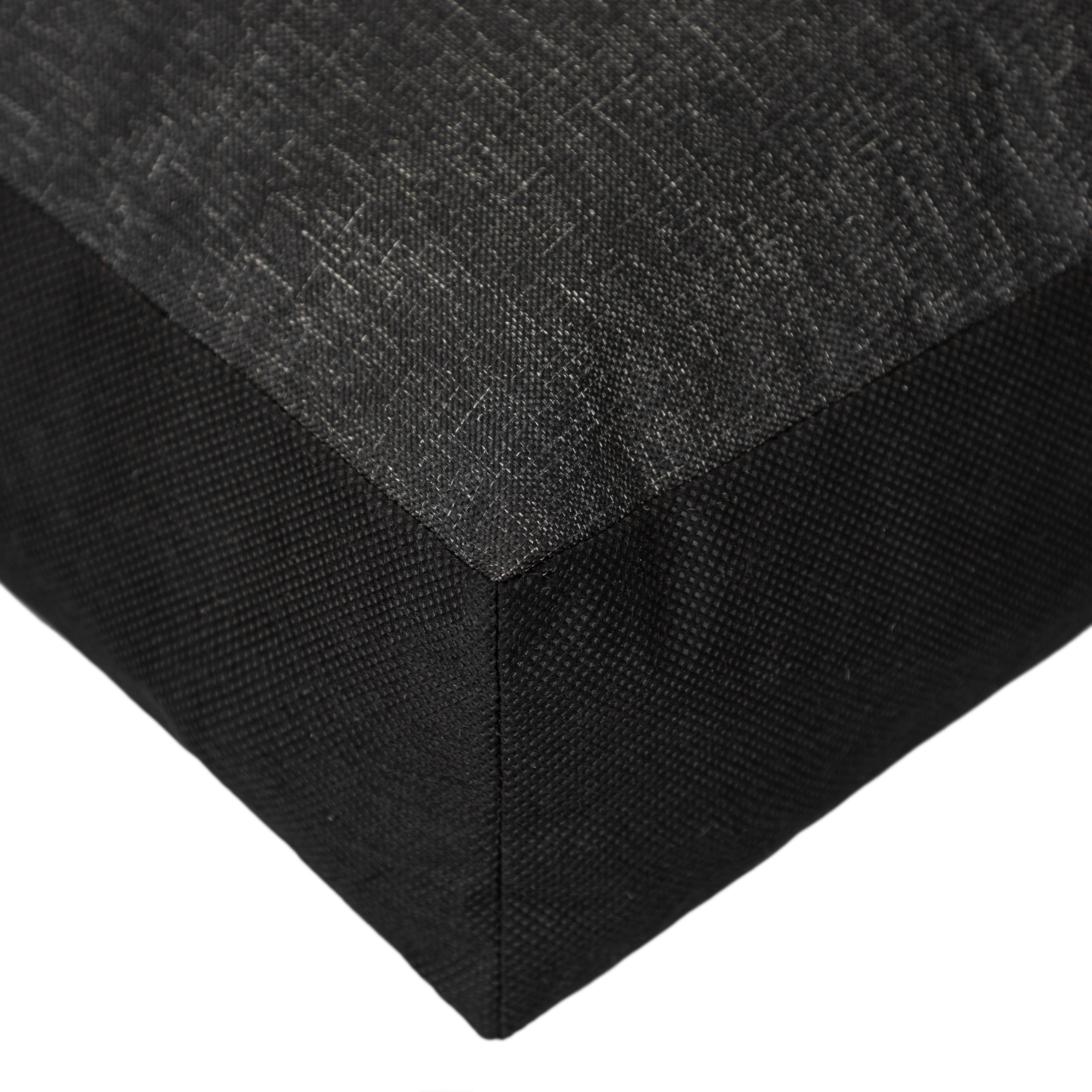 Matrace obdélníková L černý ekolen