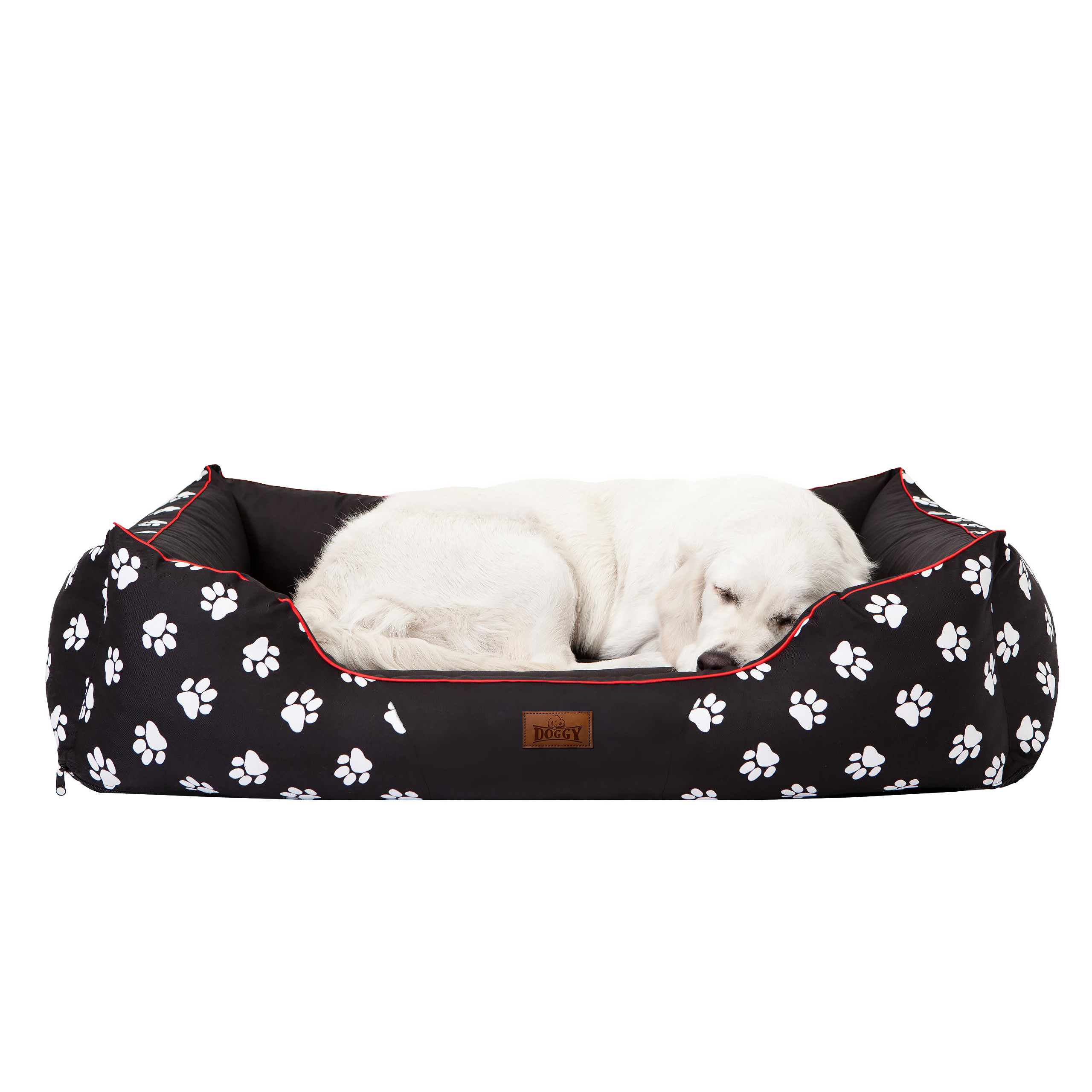 Pelíšek Prestige L černý, tlapky