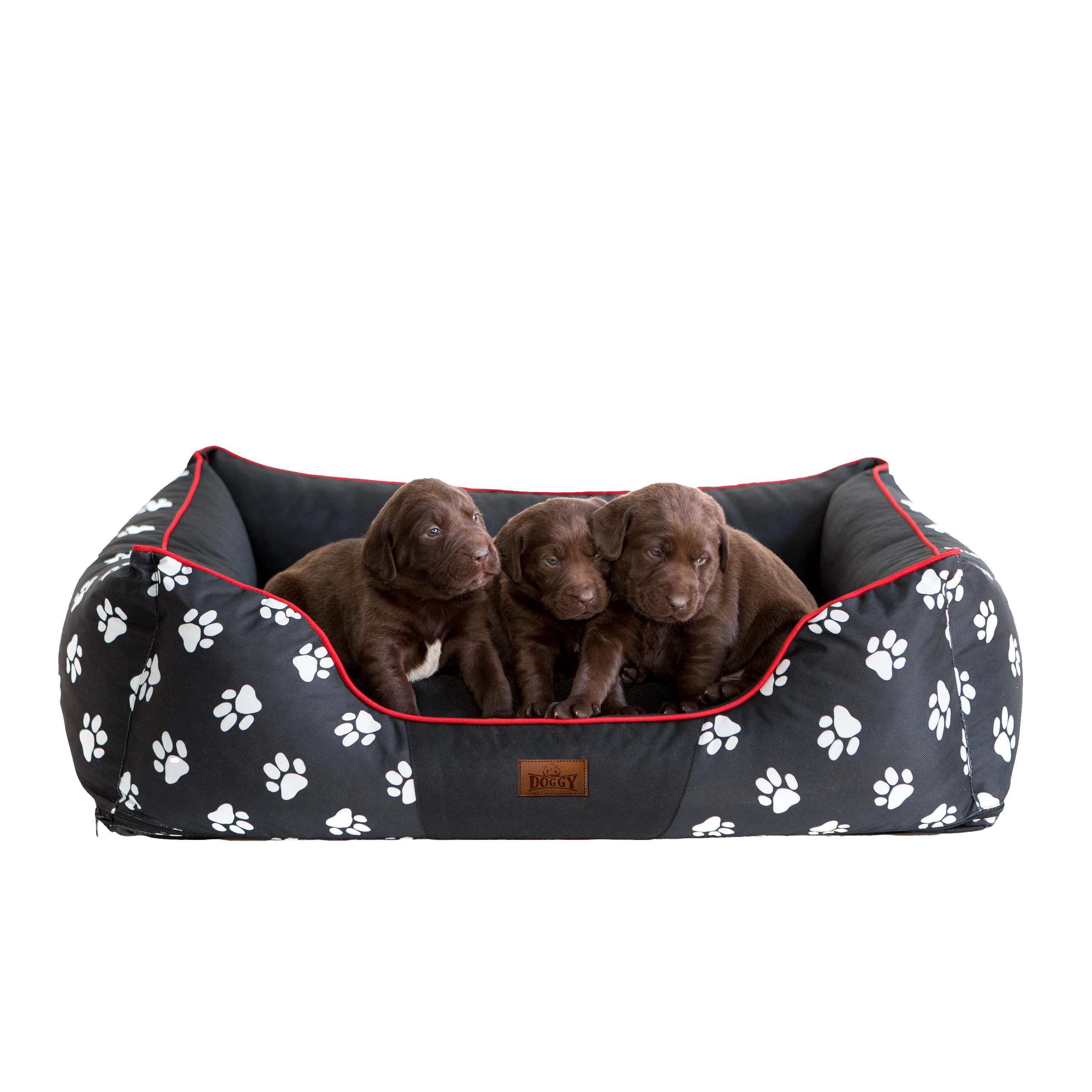 Pelíšek Prestige L černý, tlapky