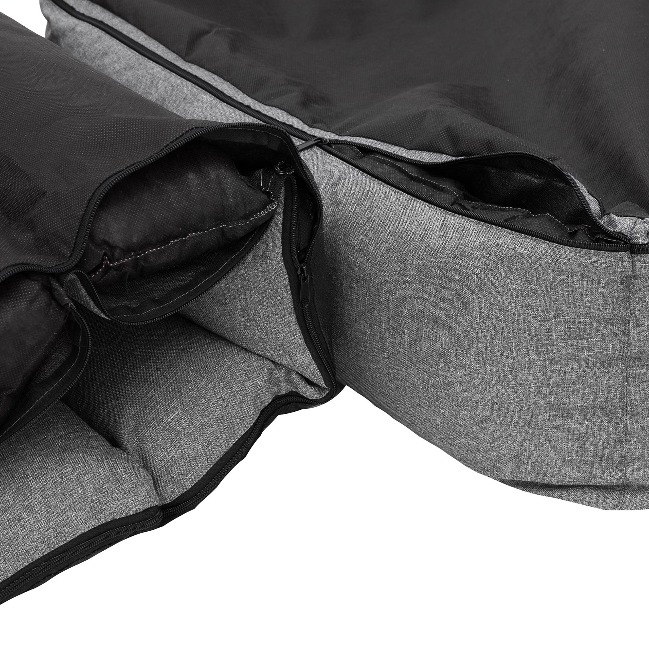 Pelíšek COMFORT XXL tmavě šedý ekolen