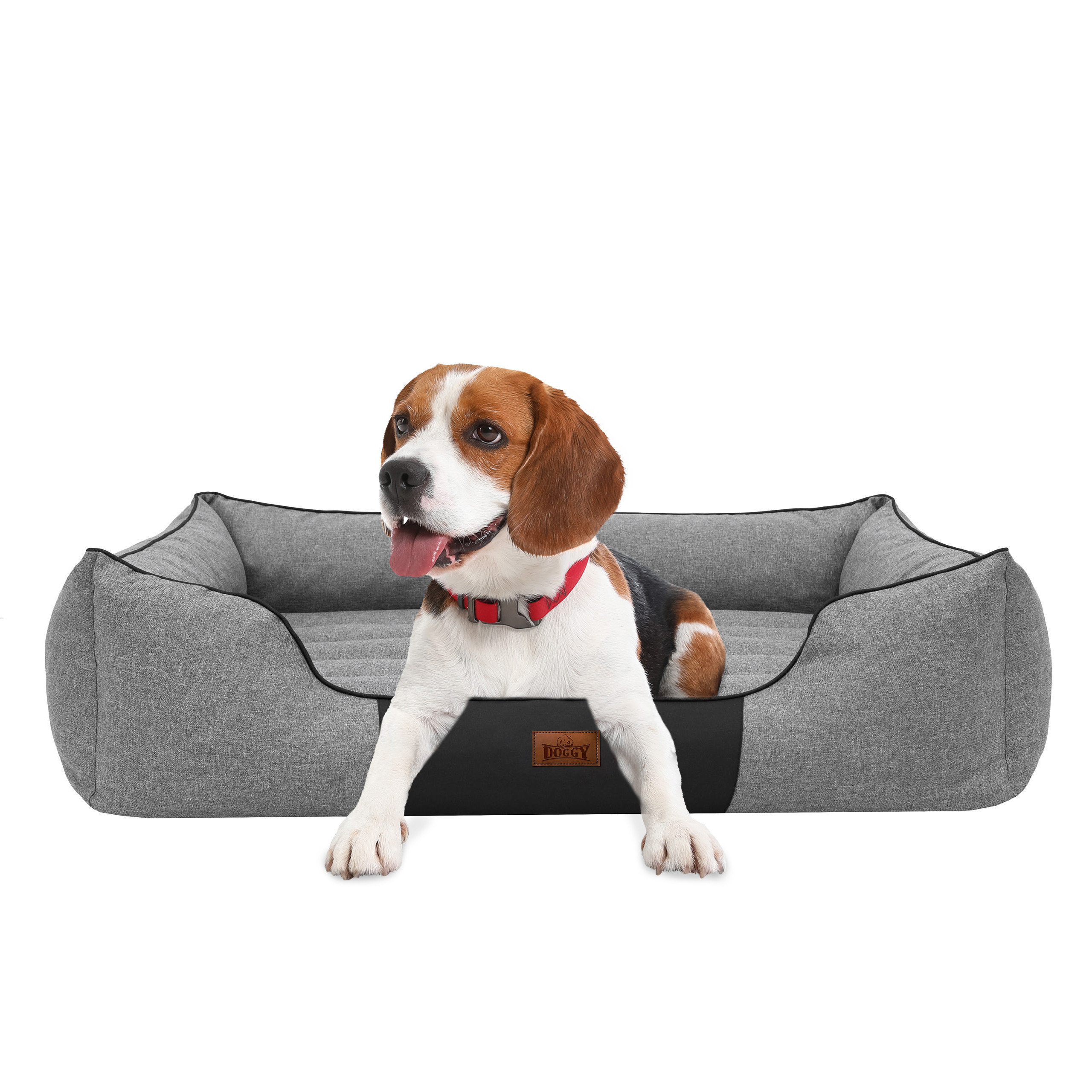 Pelíšek COMFORT XL tmavě šedý ekolen