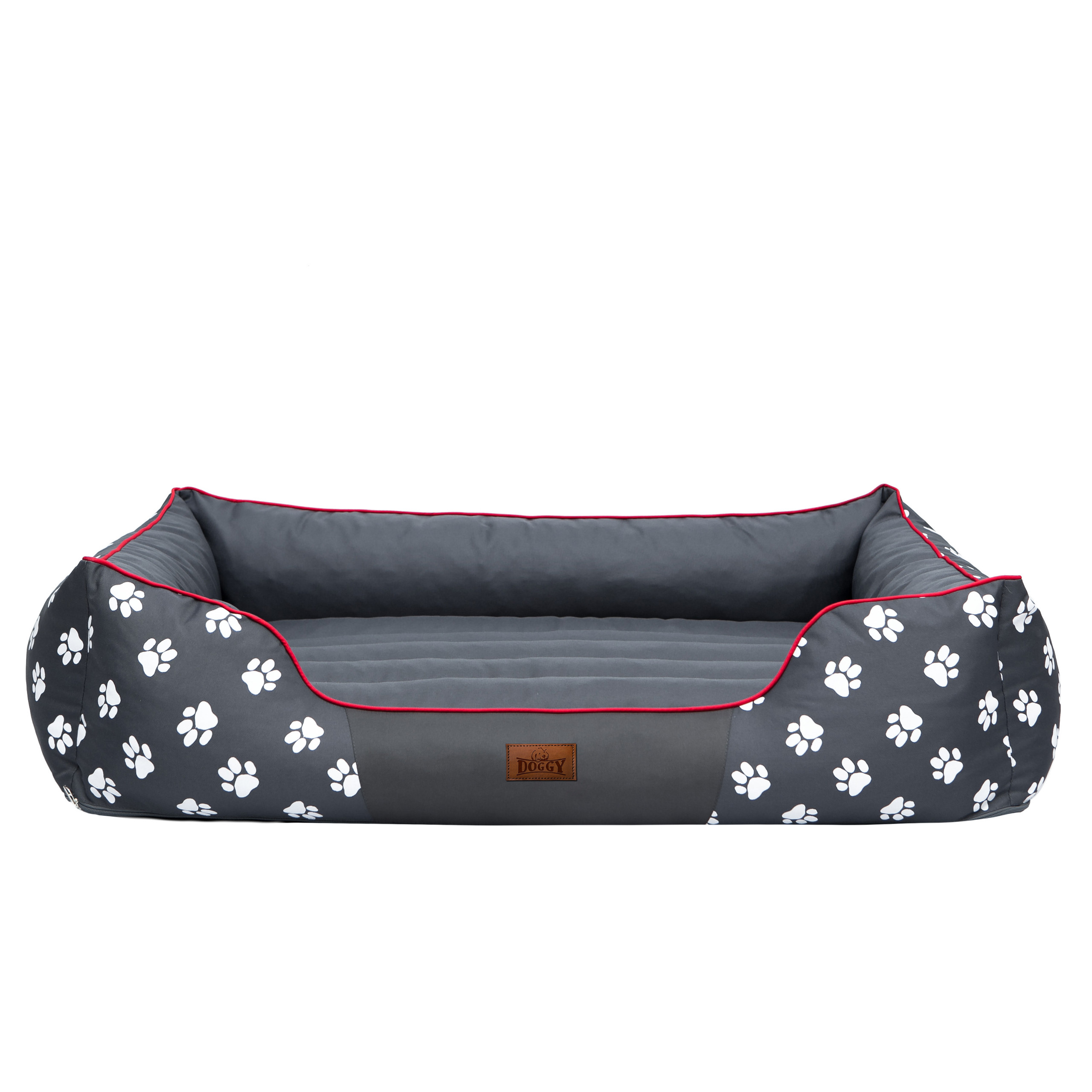 Pelíšek Prestige L šedý, tlapky