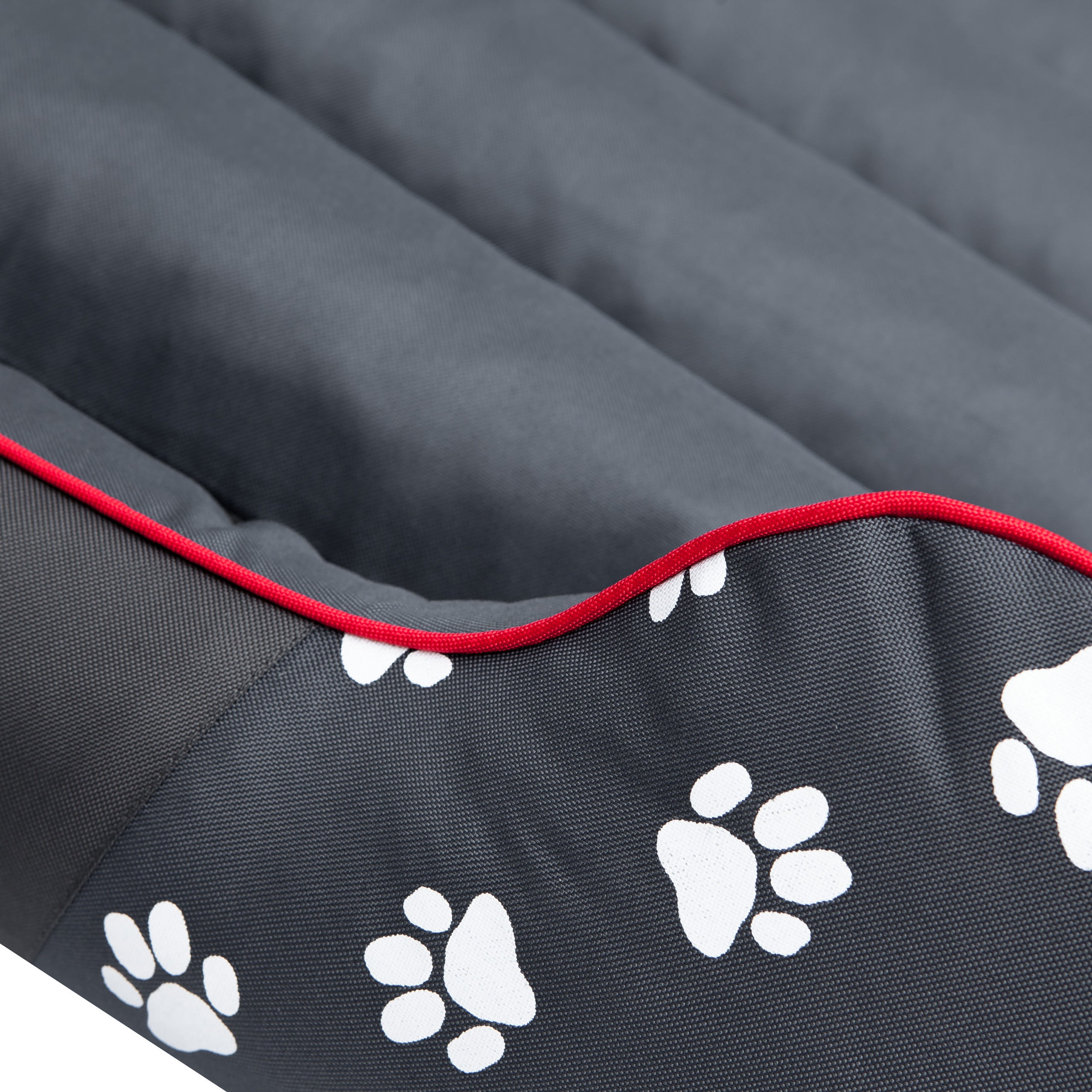 Pelíšek Prestige L šedý, tlapky