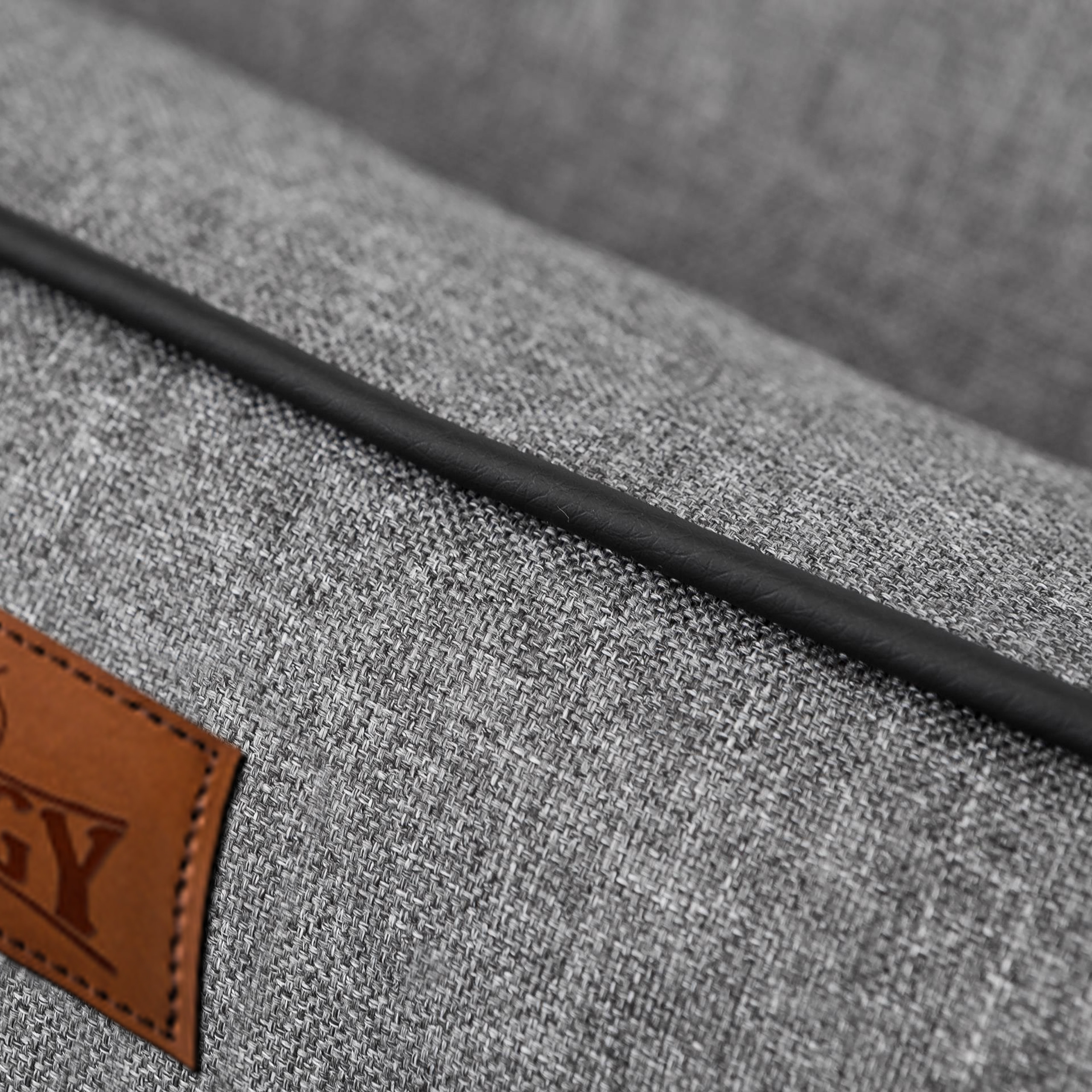 Pelíšek pro psa JOKER XXL ekolen, grafitový ekolen