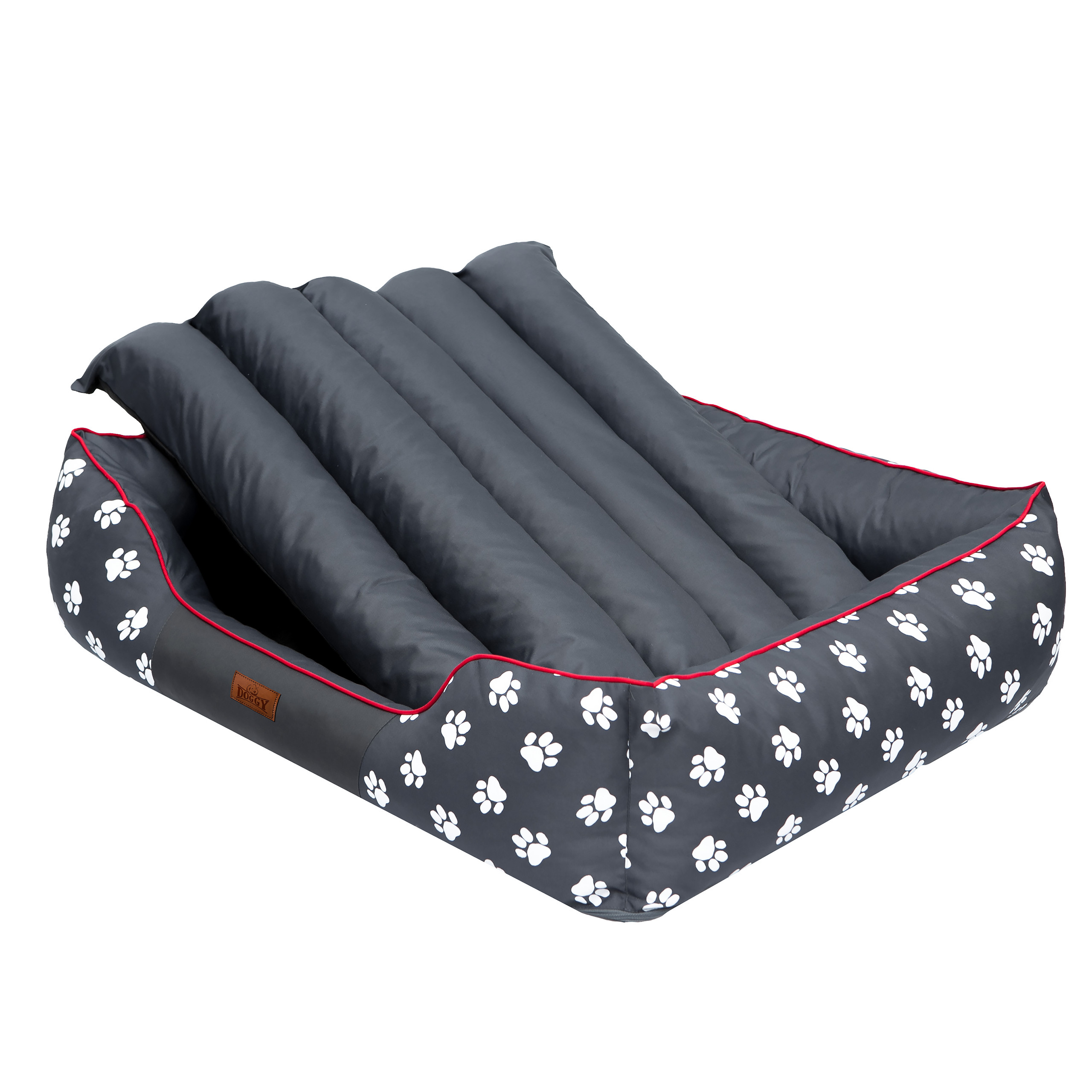 Pelíšek Prestige L šedý, tlapky