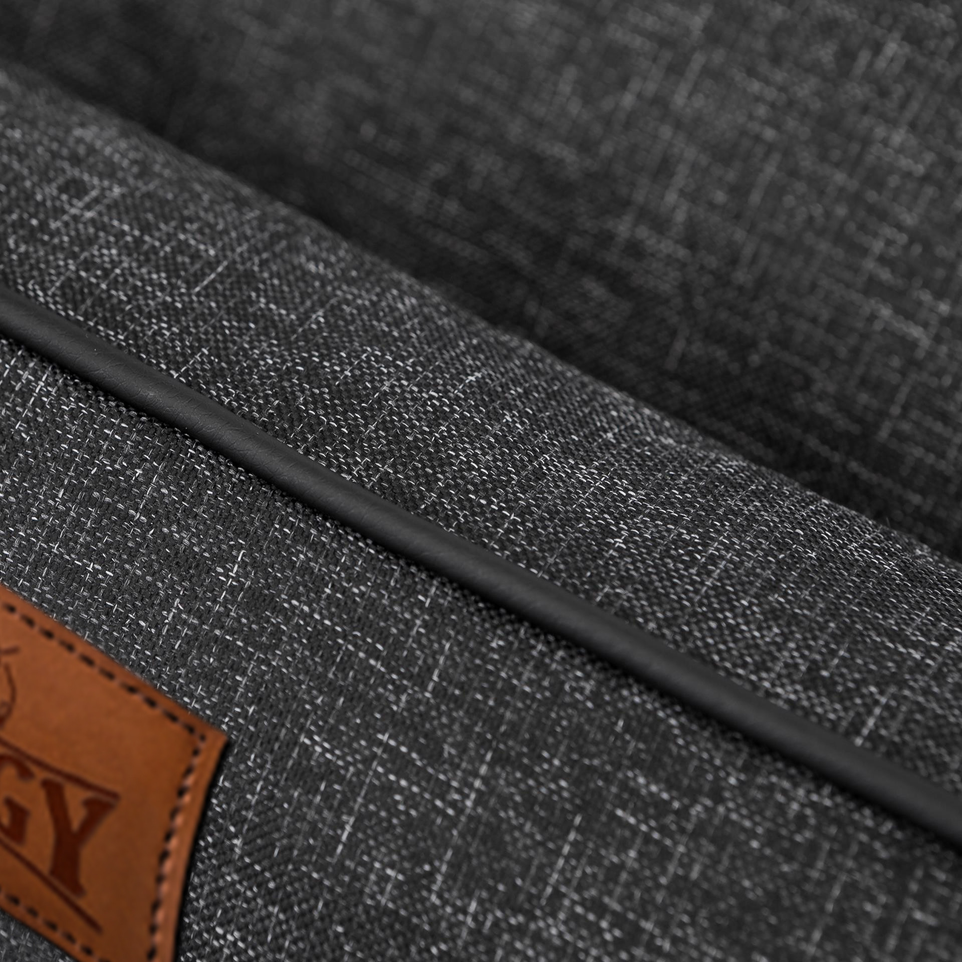 Pelíšek pro psa JOKER XL ekolen, černý ekolen