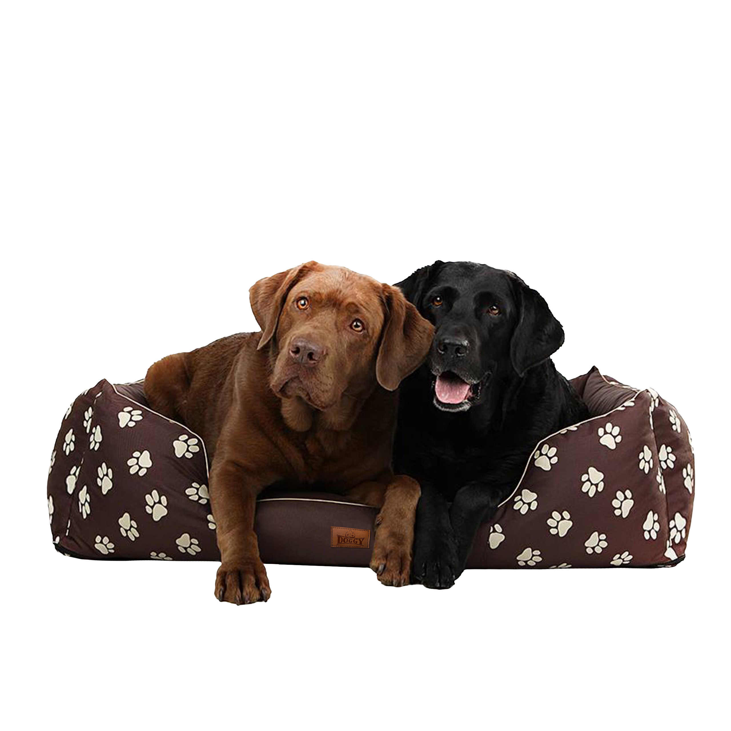 Pelíšek Prestige L hnědý, tlapky