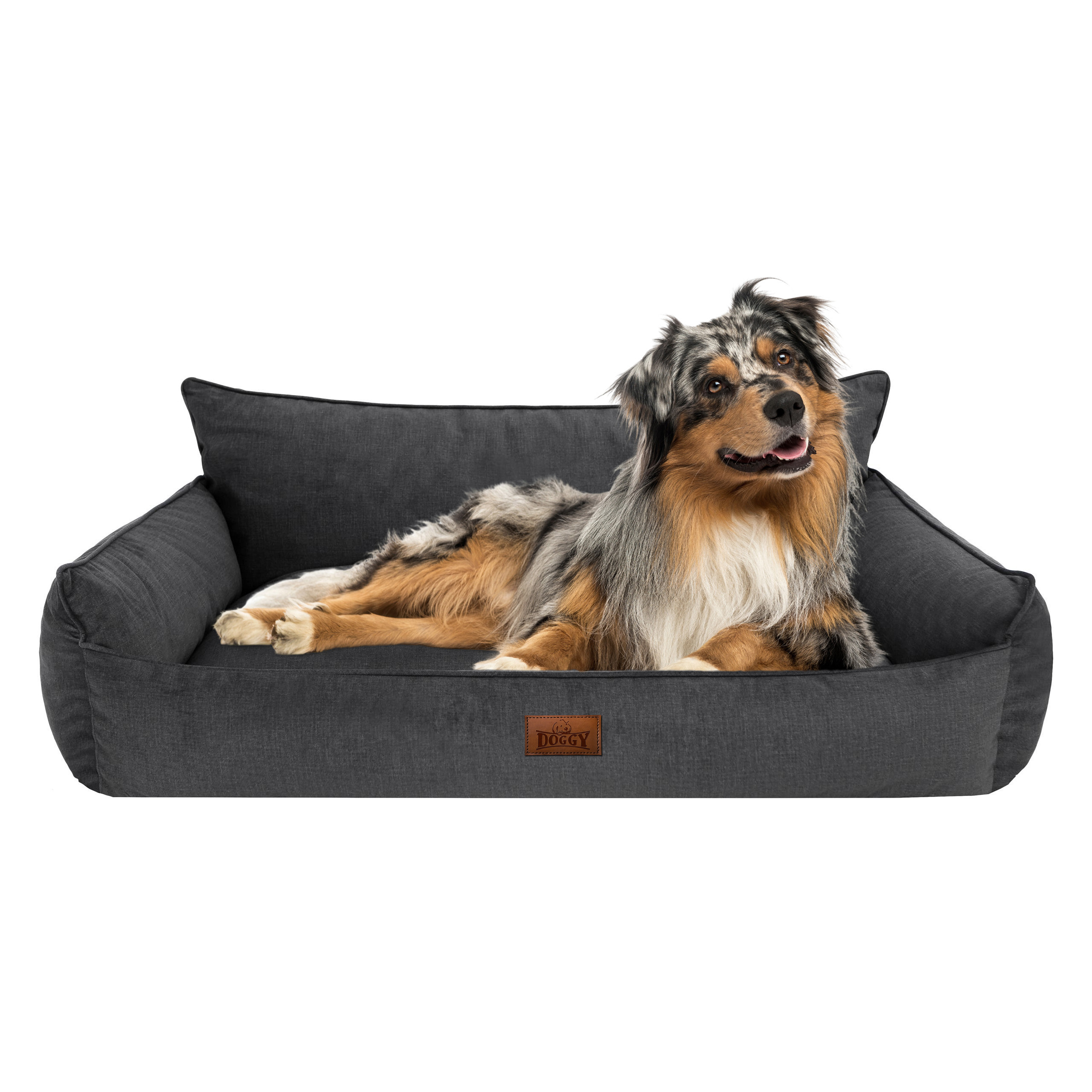 Pelíšek pro psa JOKER PIK L fancy, grafitový