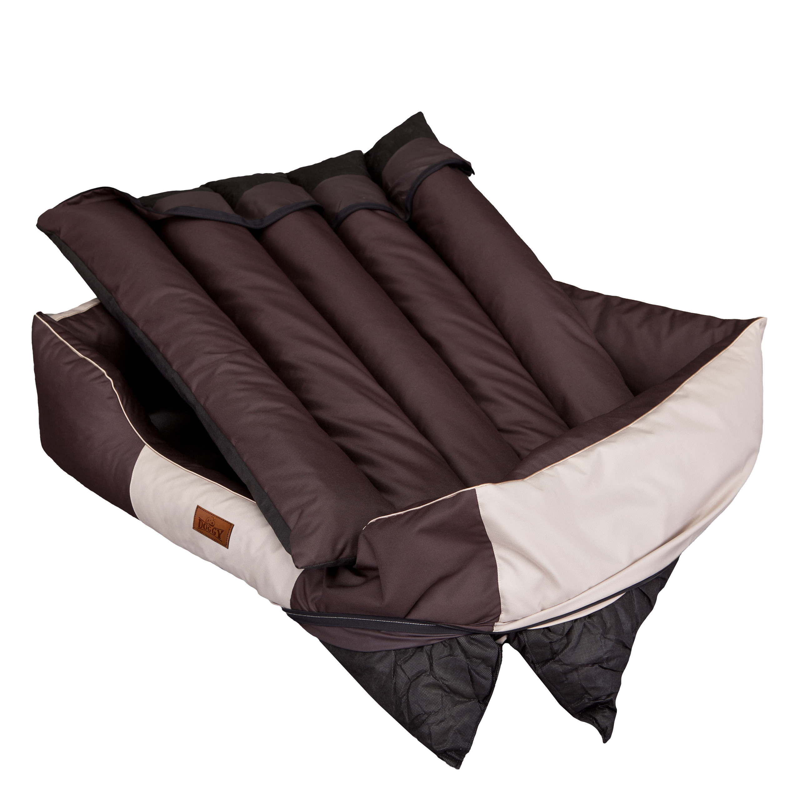 Pelíšek Comfort XXL hnědý / béžový