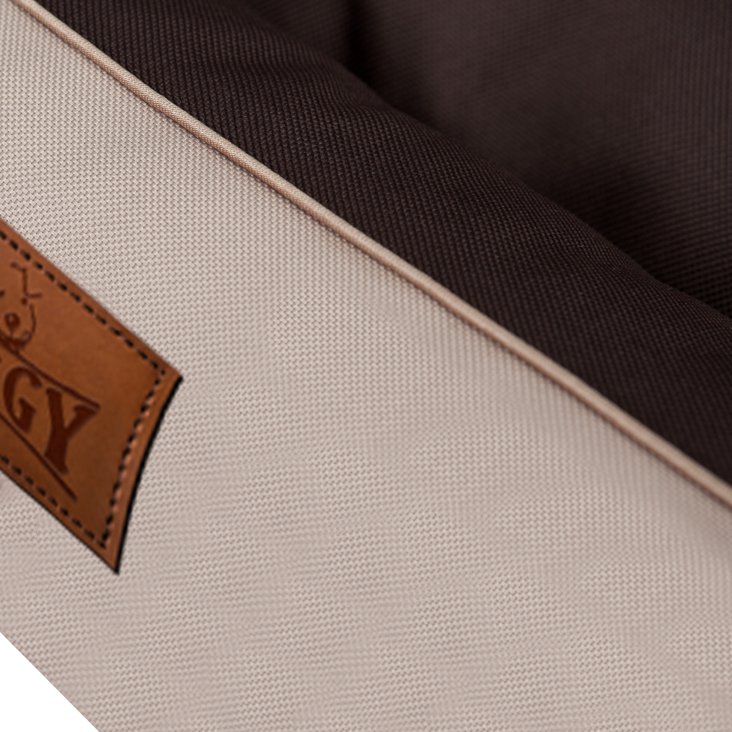 Pelíšek Comfort XXL hnědý / béžový