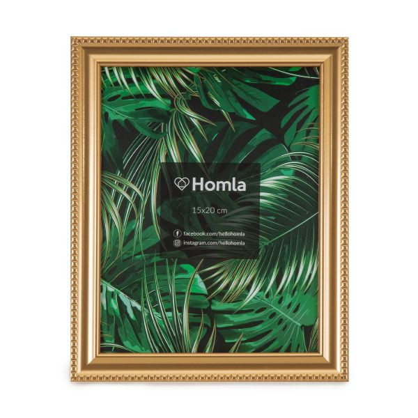 Rámeček pro fotku LENS zlatý 10x15 cm