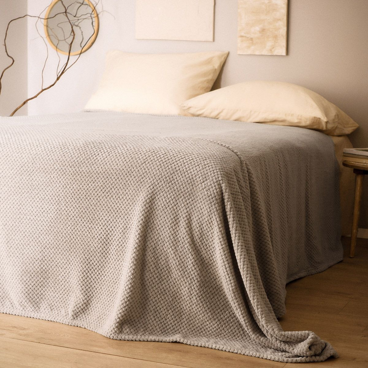 Přehoz NOAH AW22 833378s světle šedý