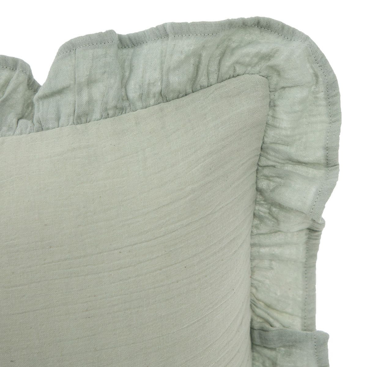 Povlak na polštář ELIN mušelínový, pistáciový 840642