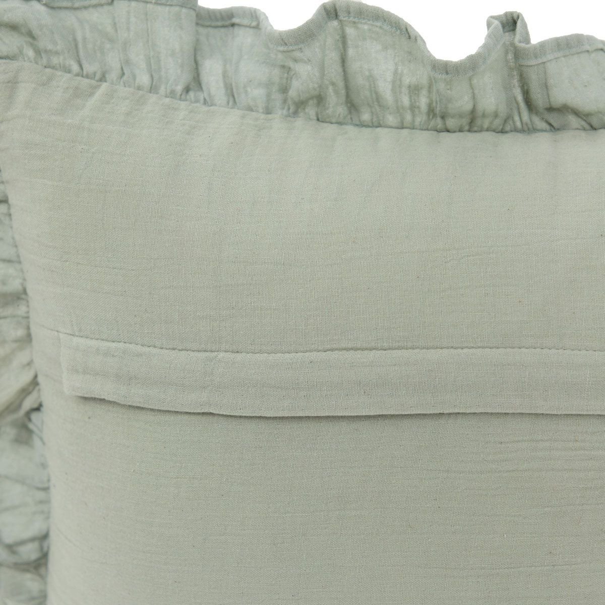 Povlak na polštář ELIN mušelínový, pistáciový 840642