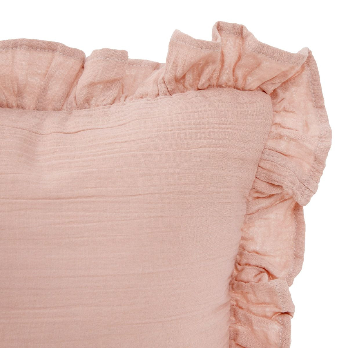 Povlak na polštář ELIN mušelínový, růžový 840666