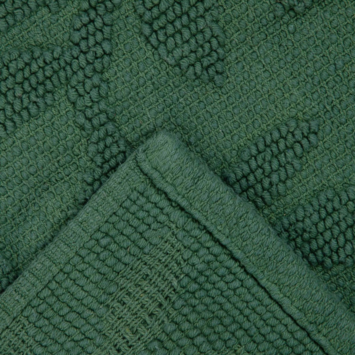 Koupelnový kobereček CHELLI zelený s listy 864273