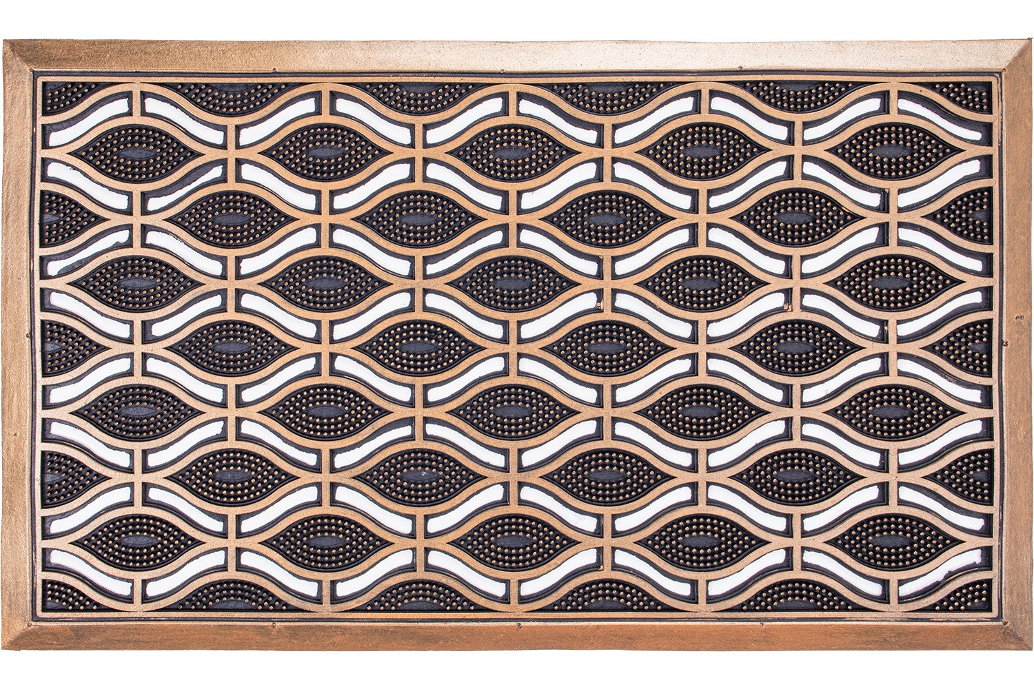 Rohožka PIN-MAT M43 černá / zlatá