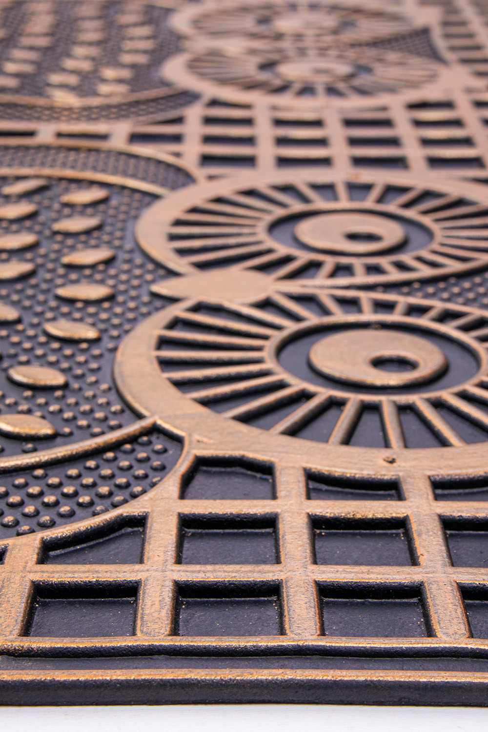 Rohožka PIN-MAT M45 černá / zlatá