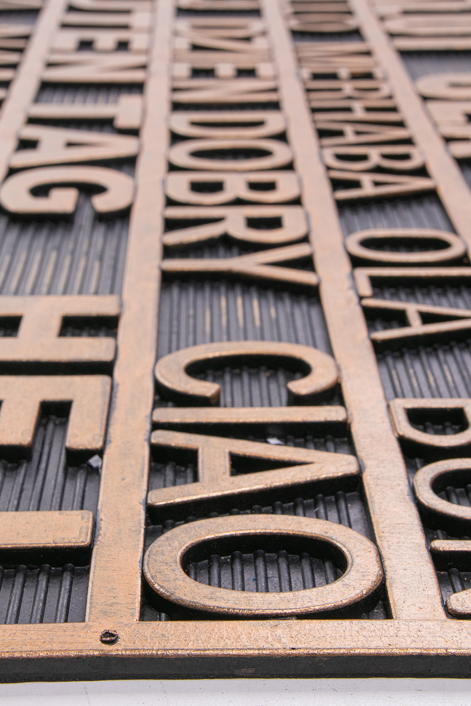 Rohožka PIN-MAT M49 černá / zlatá