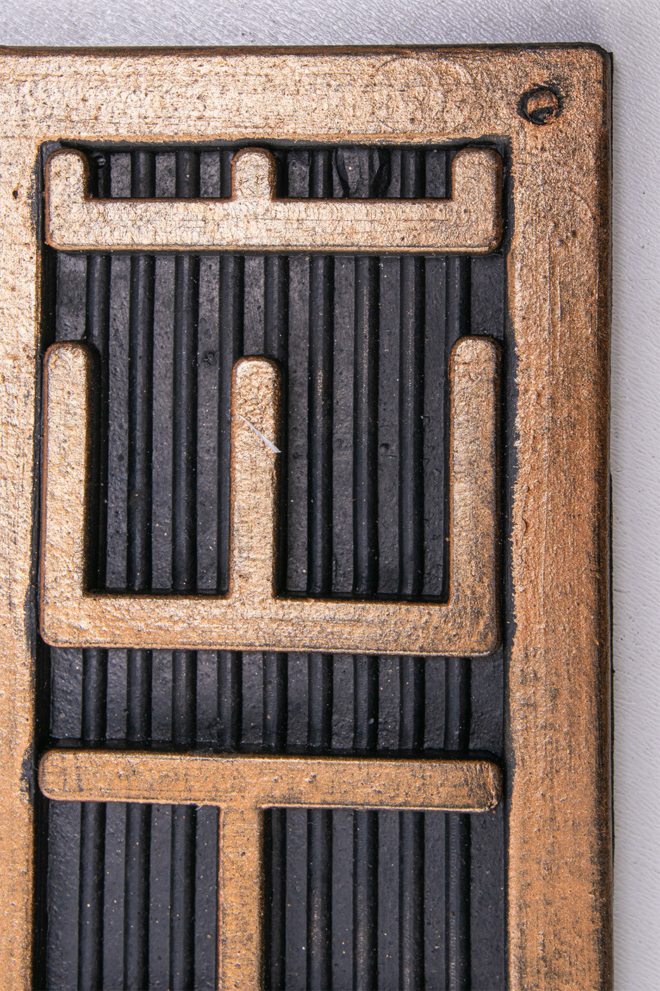 Rohožka PIN-MAT M49 černá / zlatá