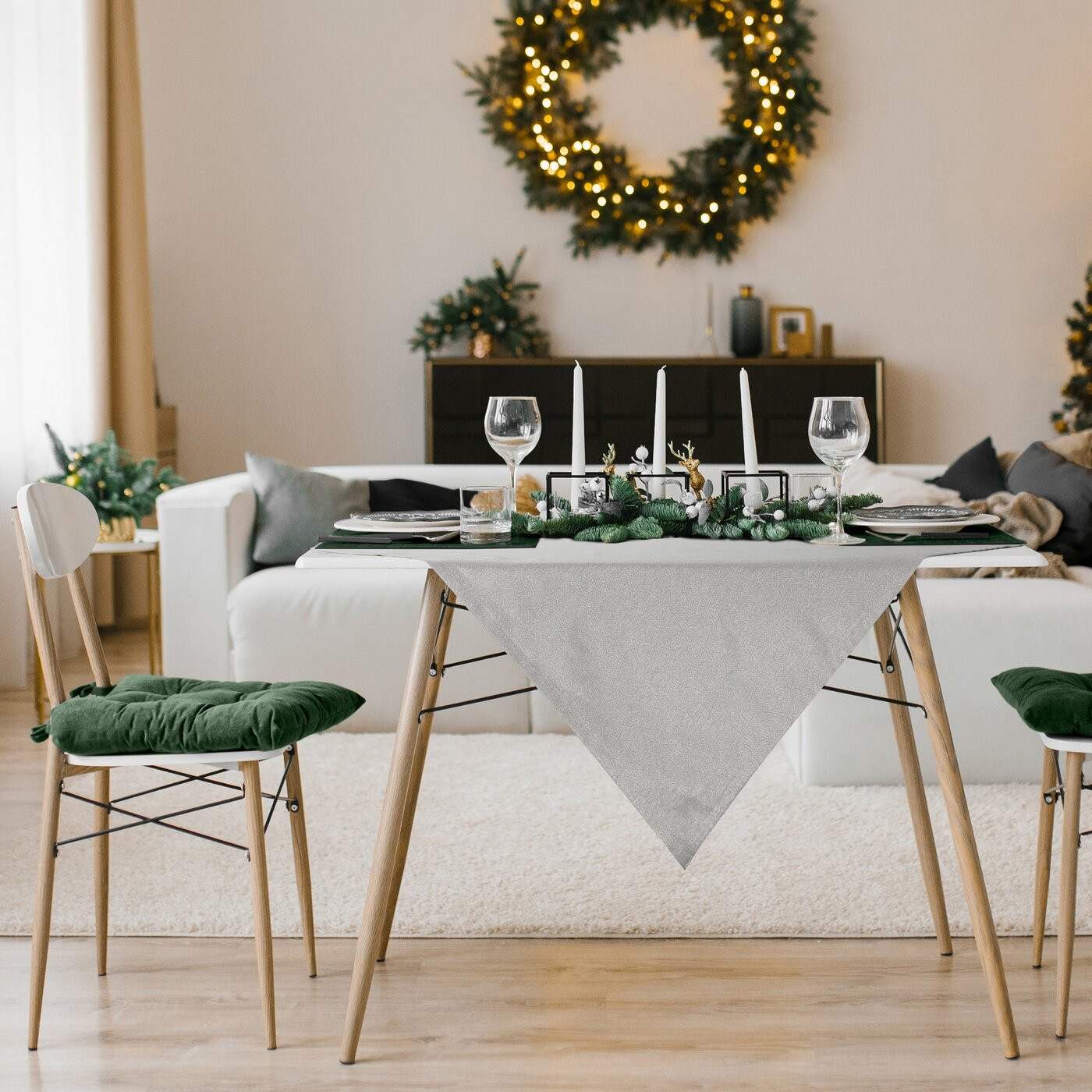 Ubrus FLASH 4 stříbrný