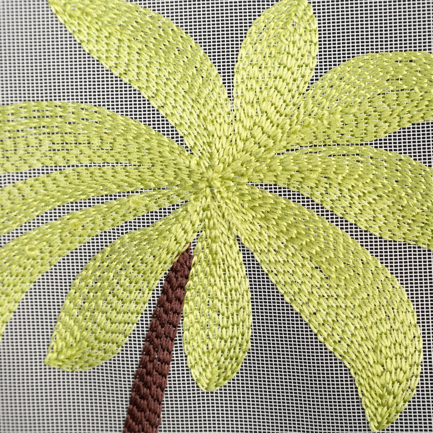 Hotová záclona DINO bílá - na průchodkách