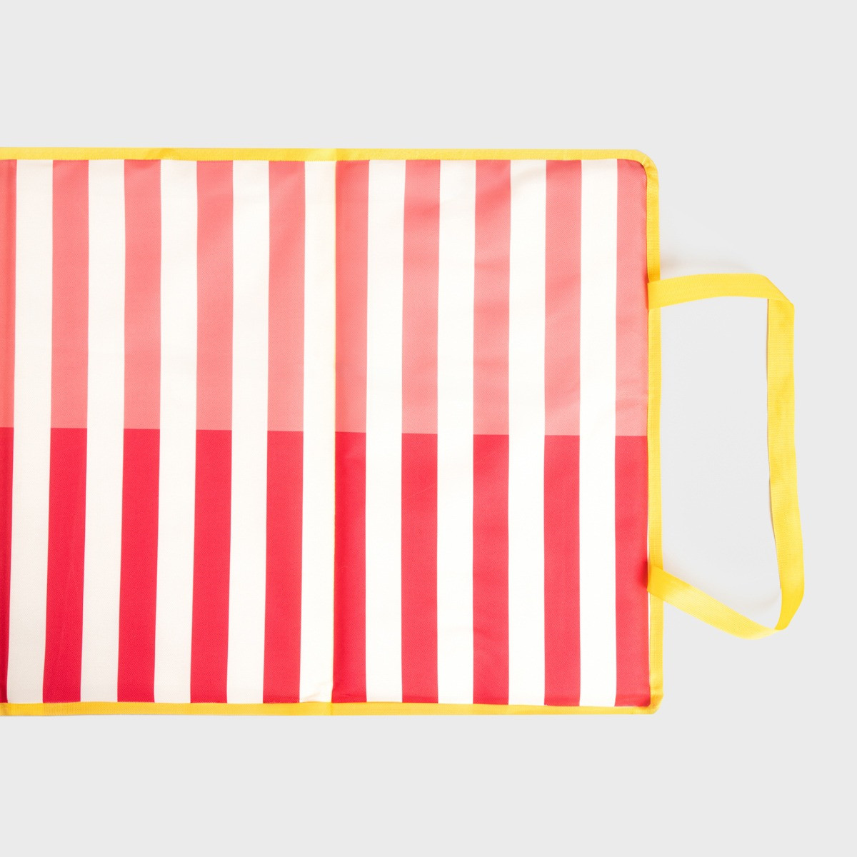 Plážová podložka COLOR VIBES s pruhy, červená / bílá / žlutá 743412