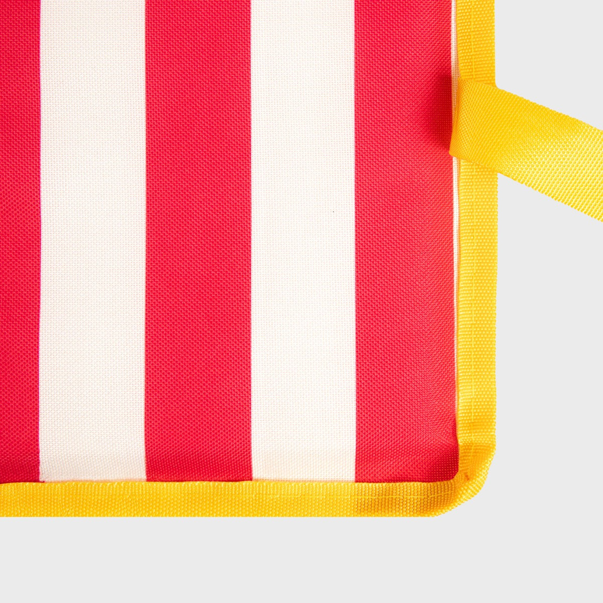 Plážová podložka COLOR VIBES s pruhy, červená / bílá / žlutá 743412