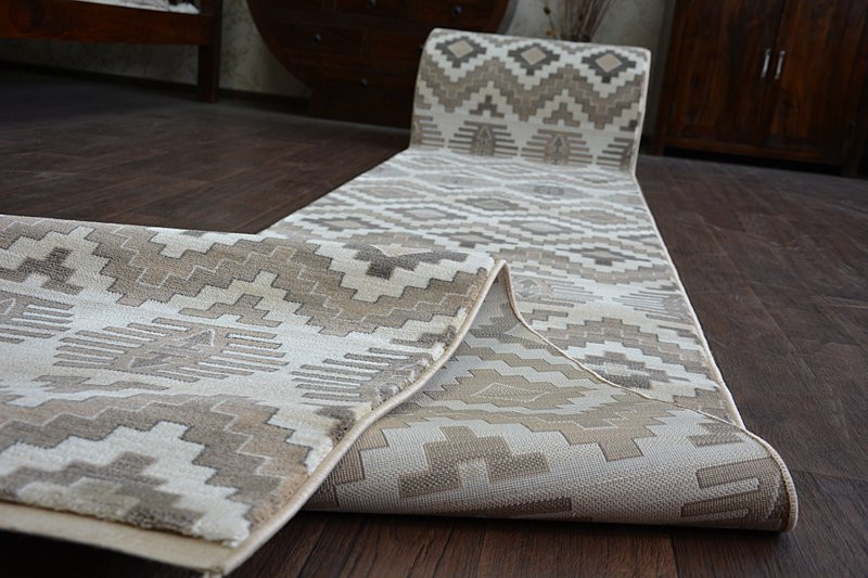 Běhoun ARGENT - W4809 Romby bežový