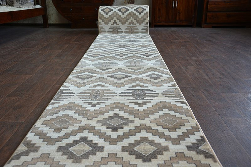 Běhoun ARGENT - W4809 Romby bežový