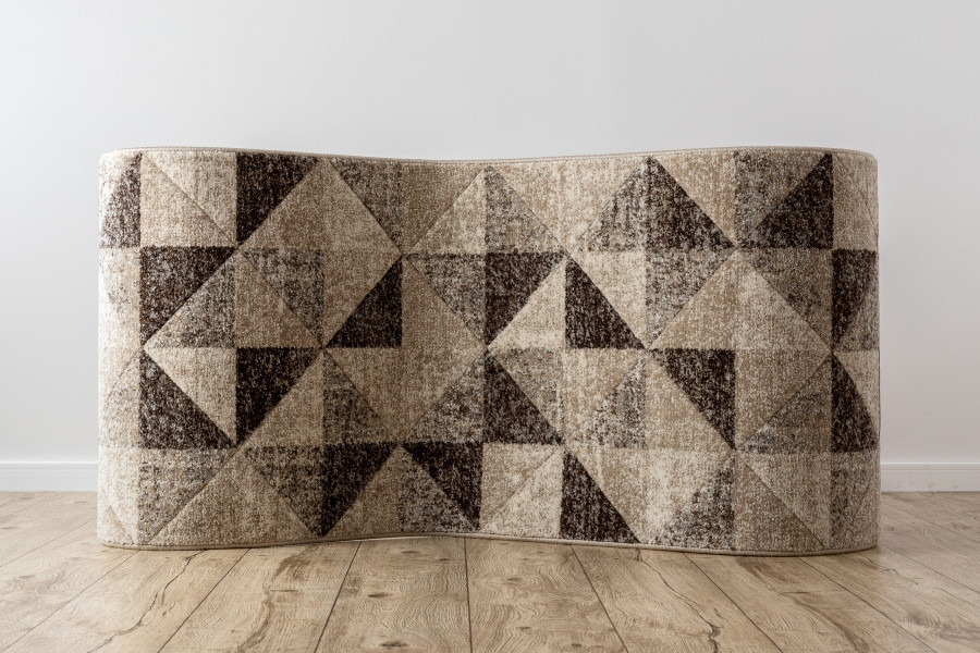 Běhoun FEEL 5672/15055 TROJÚHELNÍKY béž / hnědý / krém