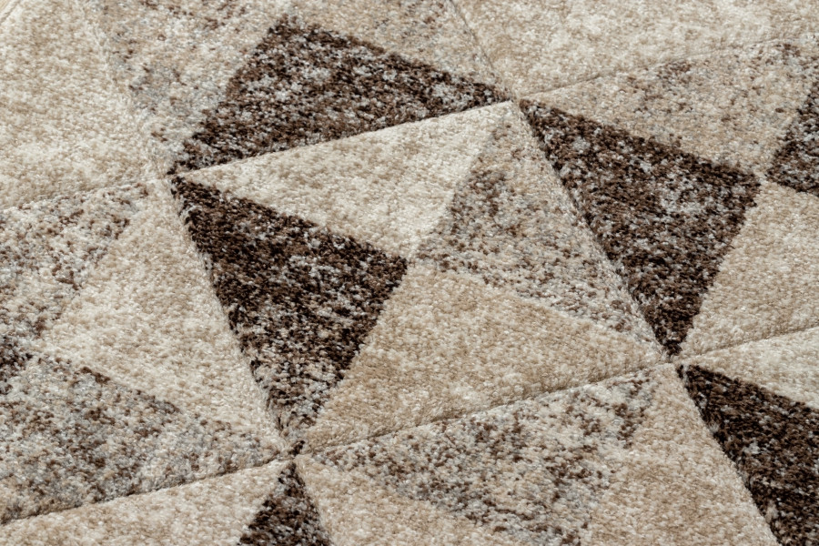 Běhoun FEEL 5672/15055 TROJÚHELNÍKY béž / hnědý / krém