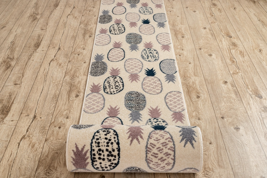 Běhoun HEOS 78464 krém / růžový / nebeský / šedý ANANAS