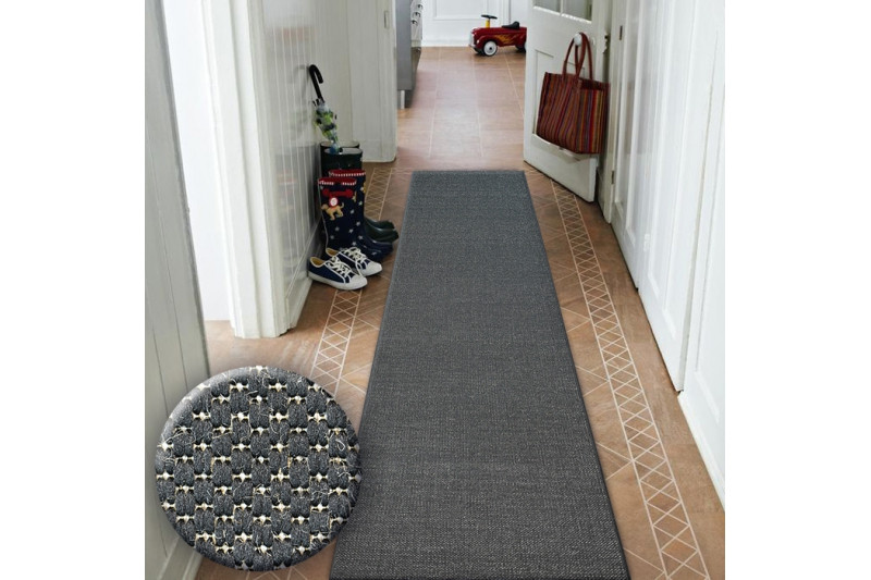 Běhoun SIZAL FLOORLUX 20433 černý