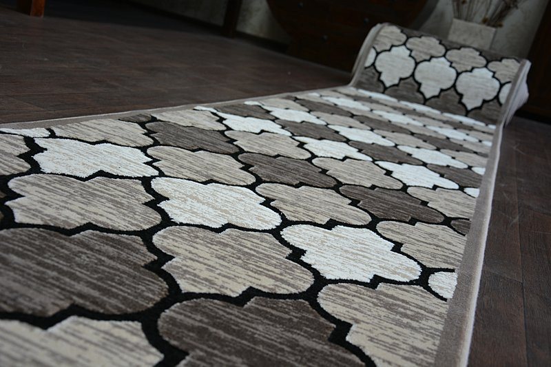 Běhoun YAZZ 3766 D.Beige/Salmon Trellis šírka 80 cm