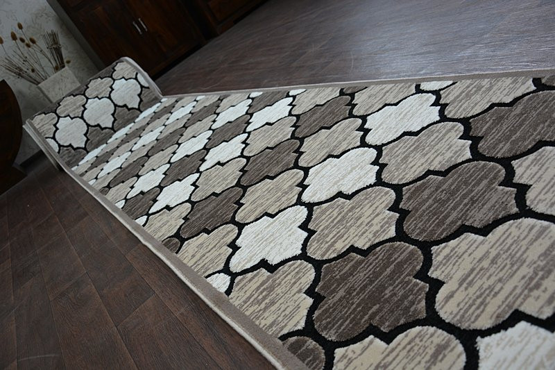 Běhoun YAZZ 3766 D.Beige/Salmon Trellis šírka 80 cm