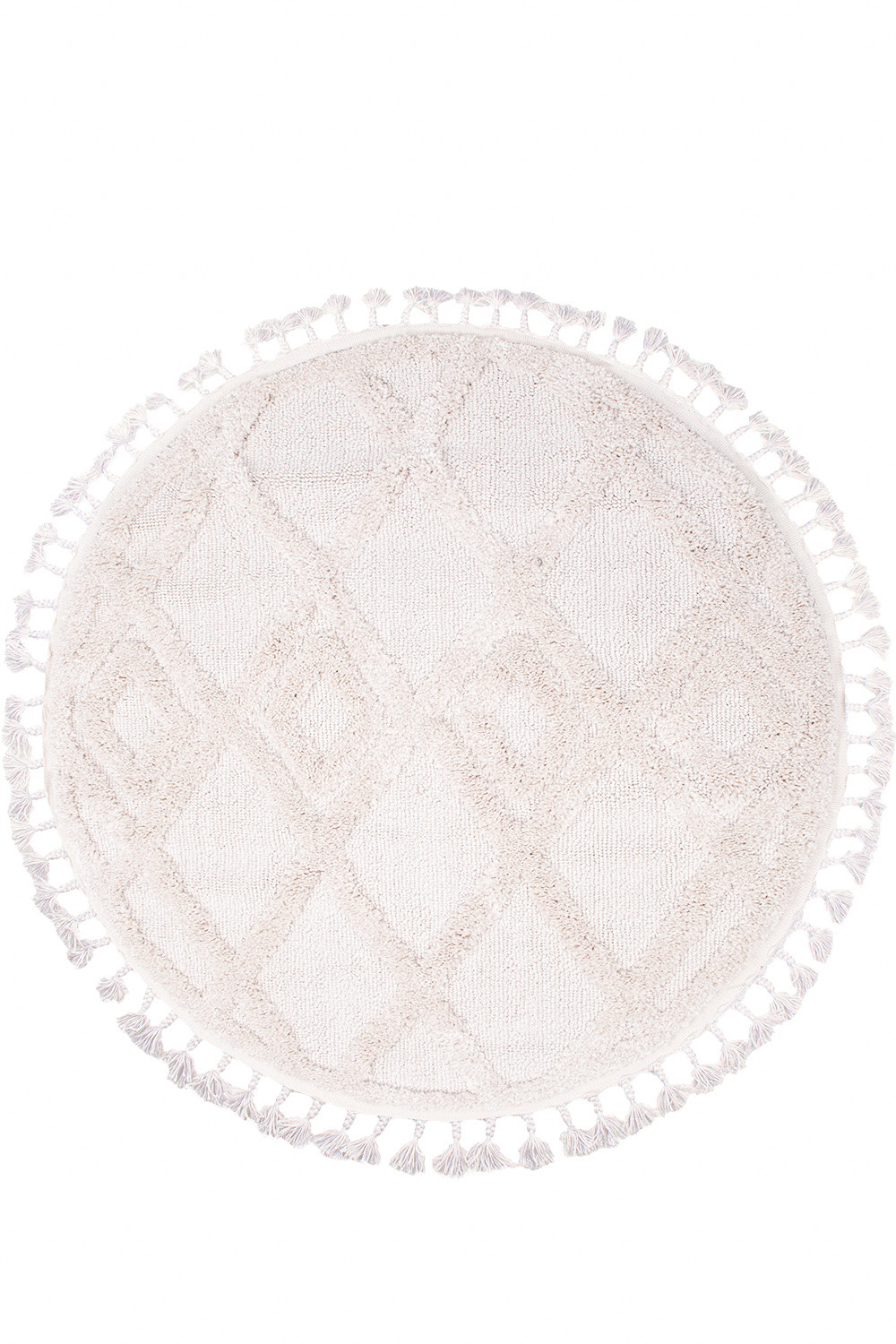 Koberec BERBER 6843 sloní kost kruh