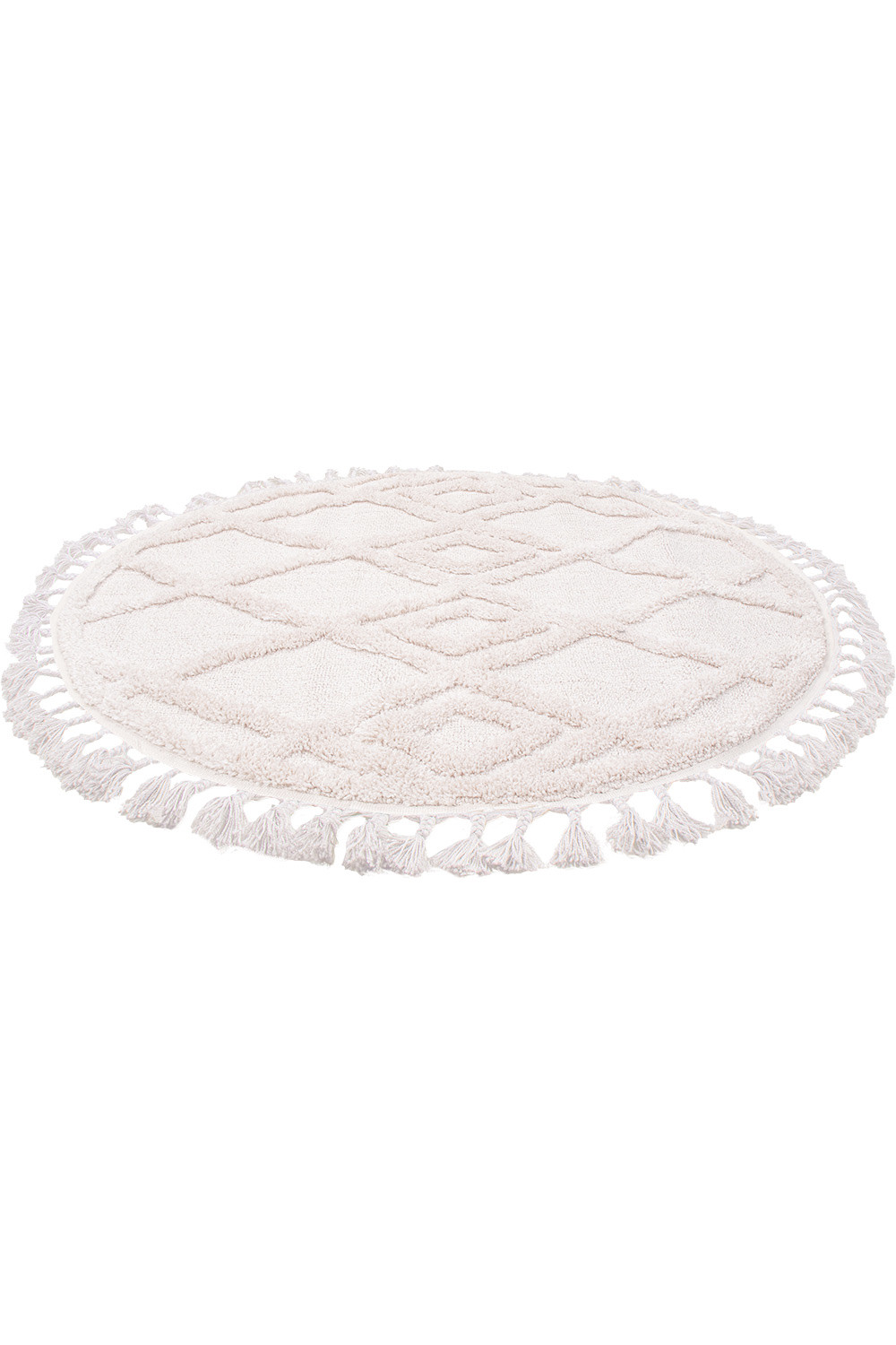 Koberec BERBER 6843 sloní kost kruh