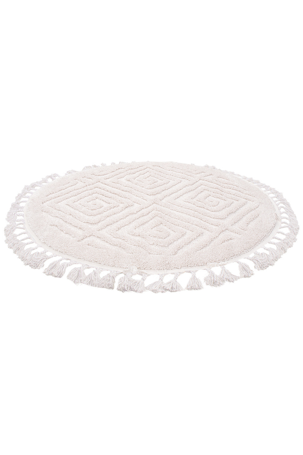 Koberec BERBER 7061 sloní kost kruh