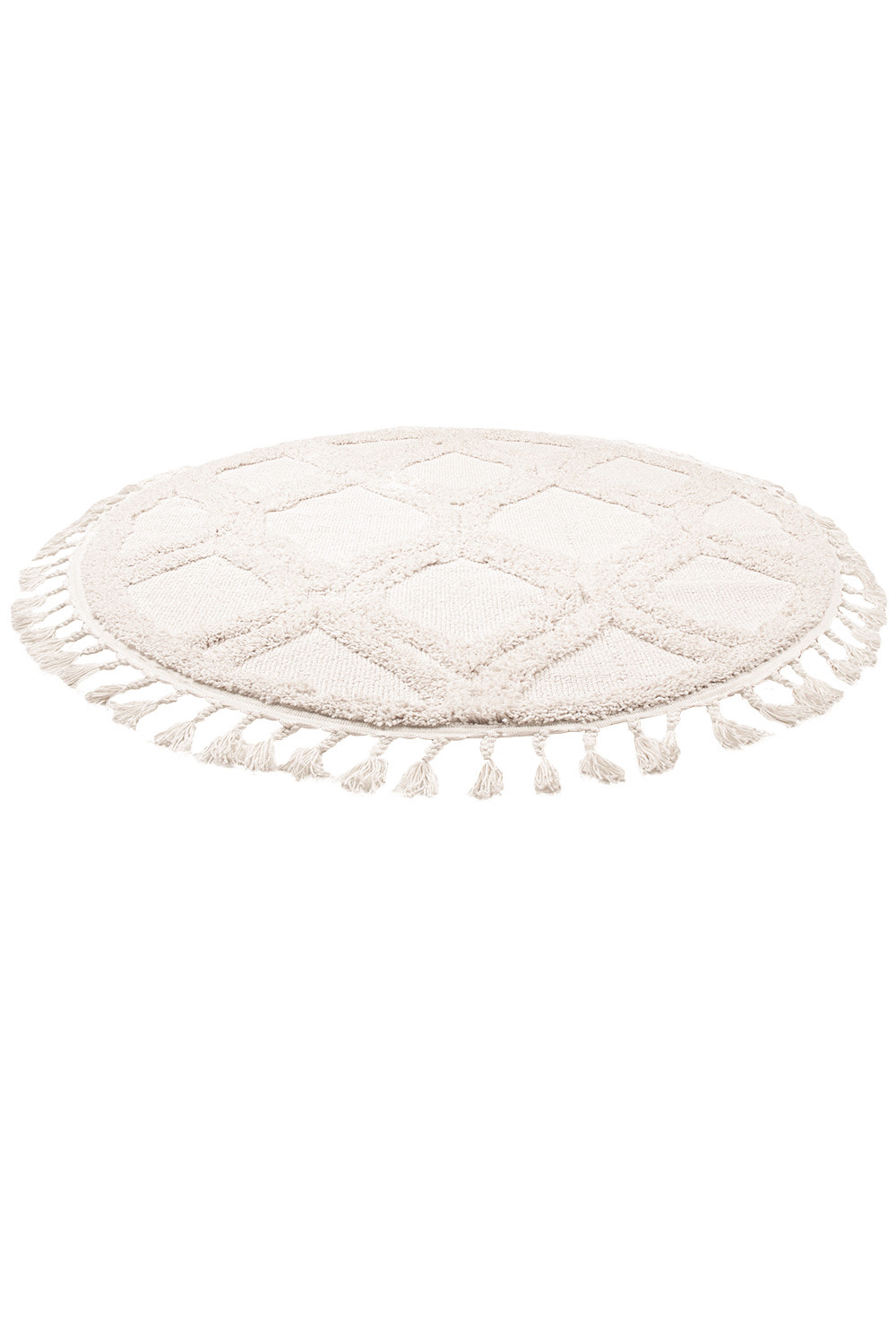 Koberec BERBER 7063 sloní kost kruh