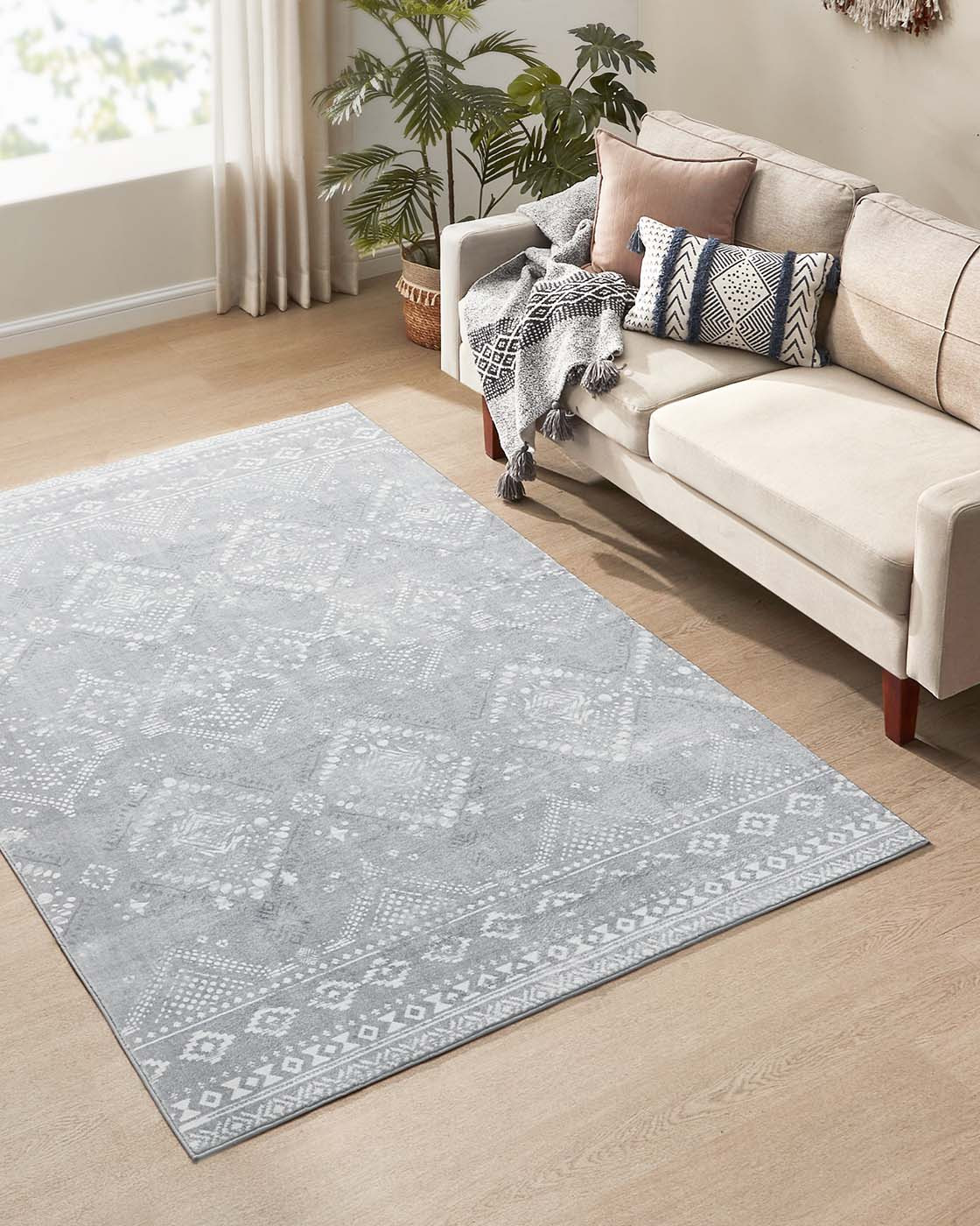 Koberec Boho šedý