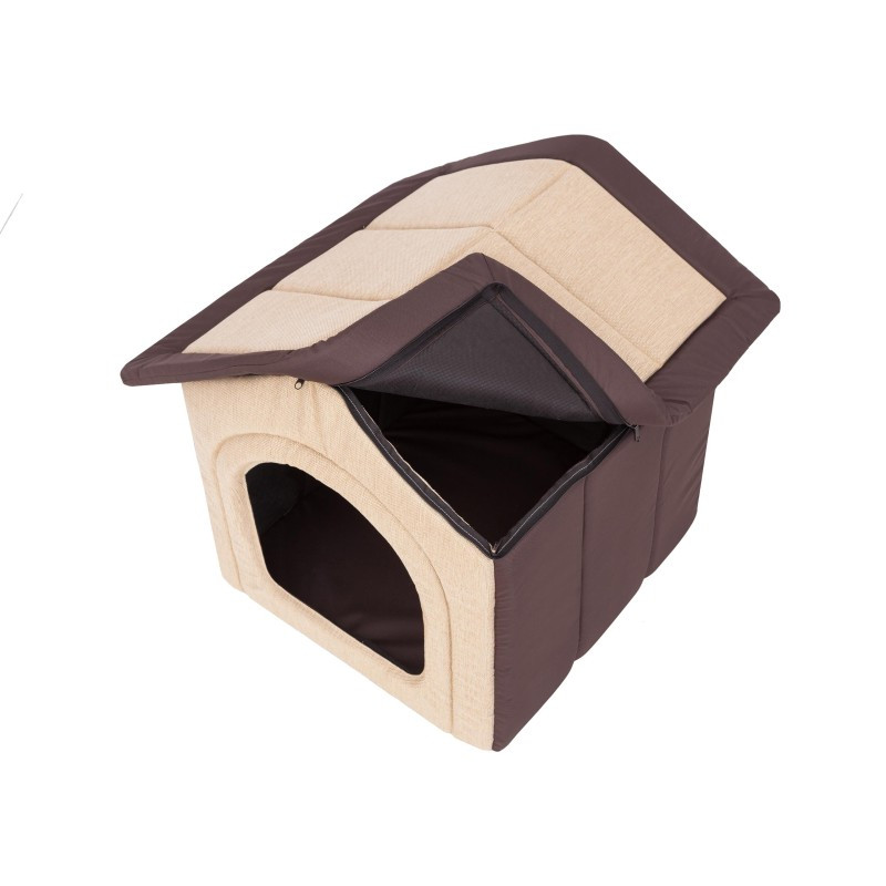 Bouda pro psa INARI R4 béžová / hnědá