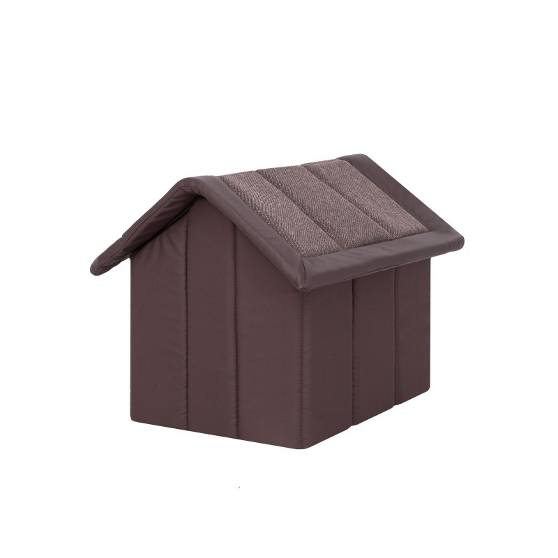 Bouda pro psa INARI R2 ekokůže, hnědá