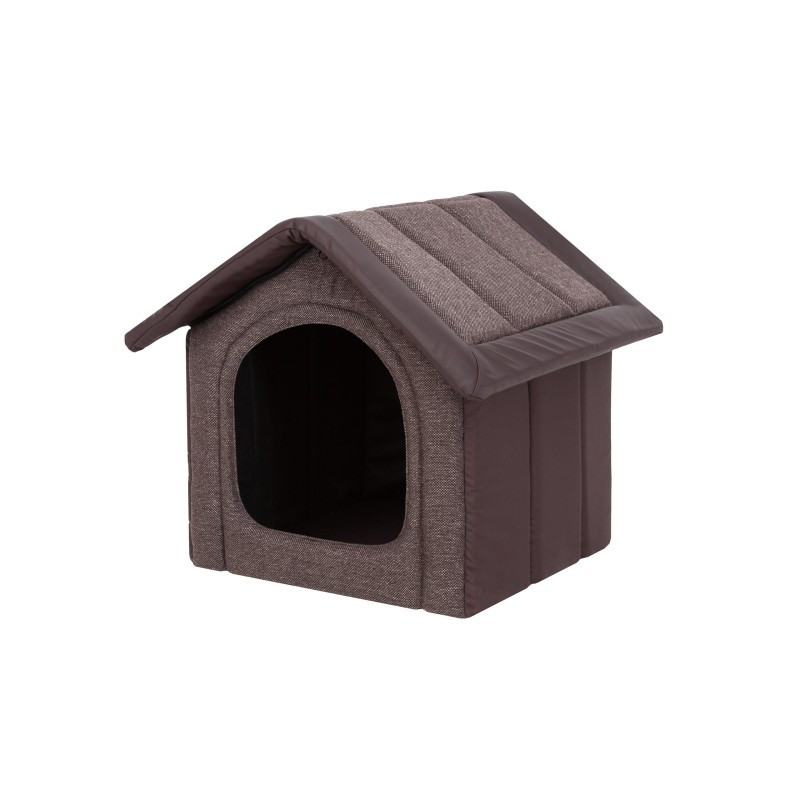 Bouda pro psa INARI R2 ekokůže, hnědá