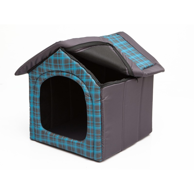 Bouda pro psa R2 pásky, modrá