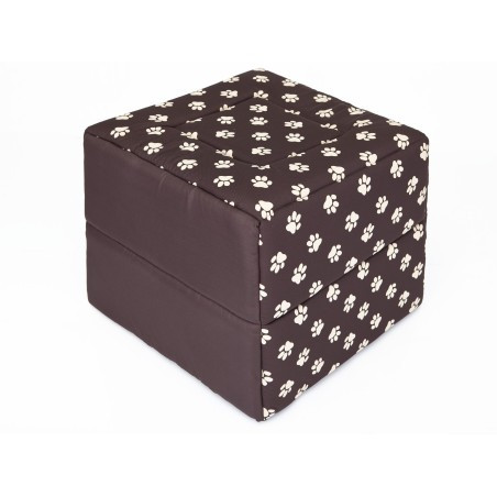 Bouda a pelíšek pro psa BUTTERFLY R2 tlapky, hnědá